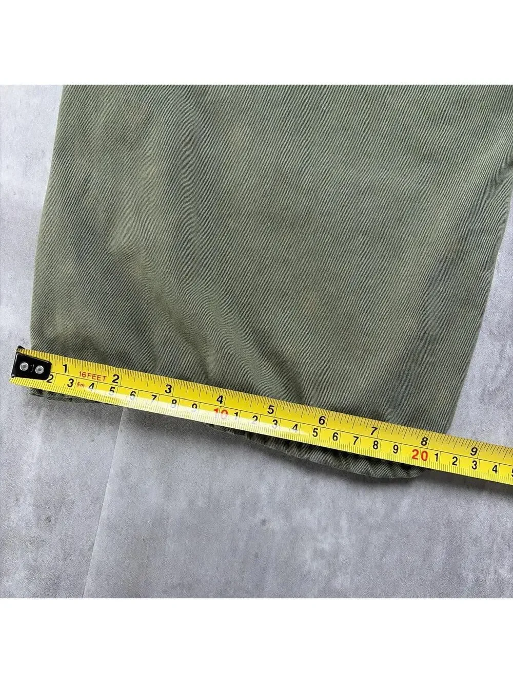 Y2K Olive Green True Religion Grunge Straight Skater Pants